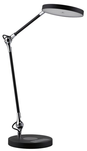 Lampa Stołowa Paulmann, Numis, ściemnialny, czarny, gabinet | pracownia, metal, nowoczesny