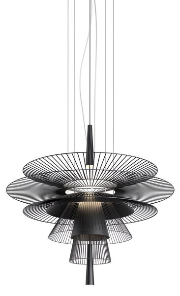 Lampa Wisząca Forestier, Gravity 1, czarny, kuchnia, metal, design