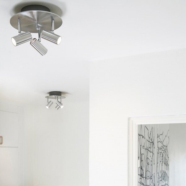 Cato Triospot Lampa Sufitowa Polerowanego Mosiądzu - Belid