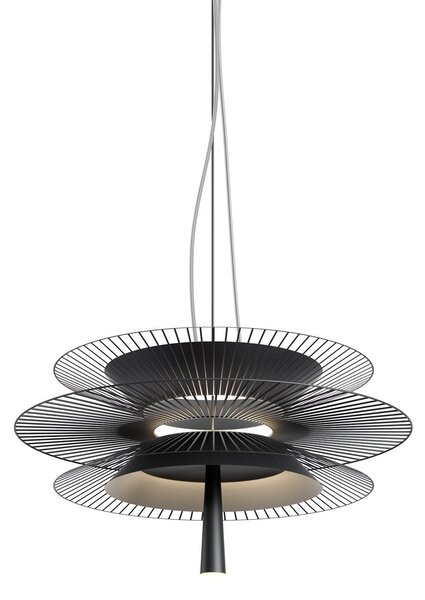 Lampa Wisząca Forestier, Gravity 2, czarny, kuchnia, metal, design