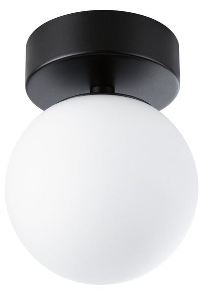 Lampa Sufitowa Paulmann, Gove, czarny, salon, szkło, nowoczesny