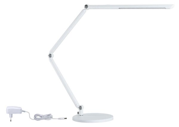 Lampa Stołowa Paulmann, FlexBar, ściemnialny, biały, gabinet | pracownia, metal, nowoczesny