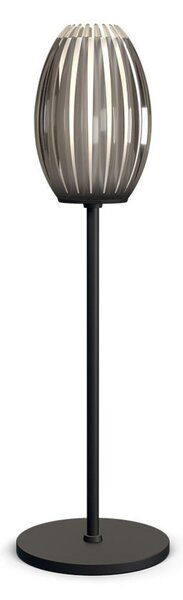 Lampa Stołowa Herstal, czarny, salon, szkło