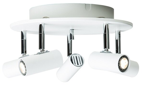 Cato 5-spot Lampa Sufitowa Matowa Biała