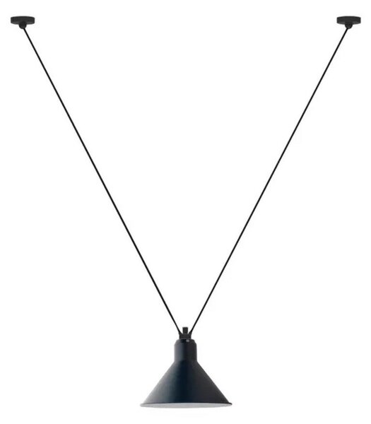 Lampa Wisząca Lampe Gras, niebieski, salon, metal
