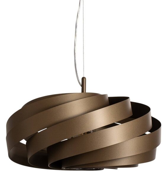 Lampa wisząca Vento Euluna, możliwość ściemniania, brązowy / rdzawy, salon / jadalnia, metal, nowoczesny