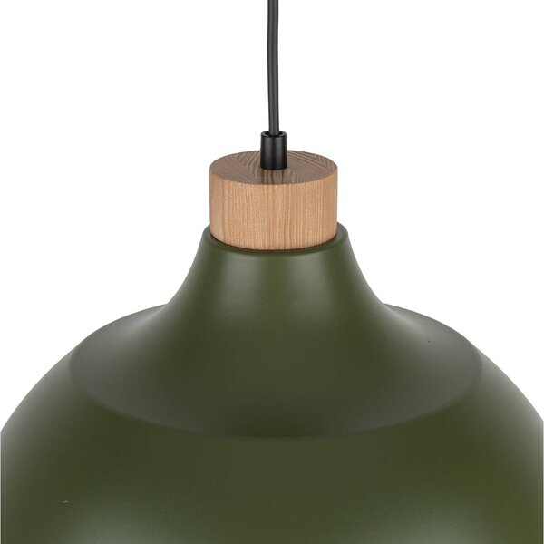 Lampa wisząca Kaitt Envostar, możliwość ściemniania, zielony, salon / jadalnia, metal, skandynawski