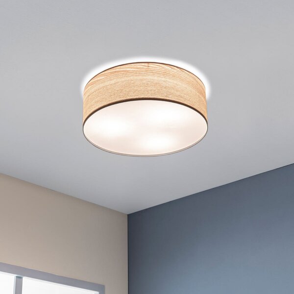 Lampa Sufitowa Paulmann, Liska, ściemnialny, drewniany, salon, drewno, nowoczesny