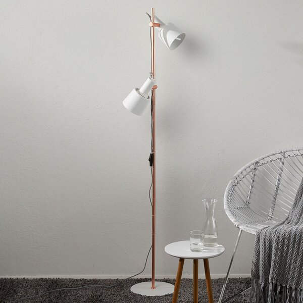 Lampa Podłogowa Paulmann, Haldar, biały, salon, metal, nowoczesny
