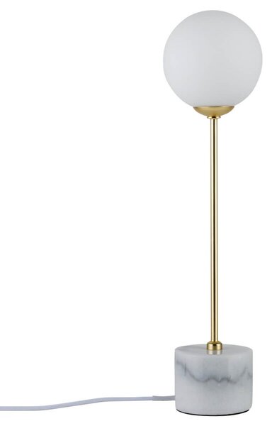 Lampa Stołowa Paulmann, Moa, biały, salon, kamień, nowoczesny