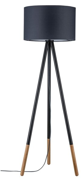 Lampa Podłogowa Paulmann, Neordic Rurik, czarny, salon, metal, skandynawski