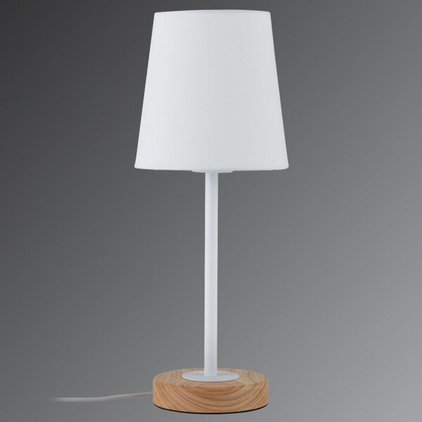 Lampa Stołowa Paulmann, Stellan, biały, salon, tkanina | tekstylia, nowoczesny