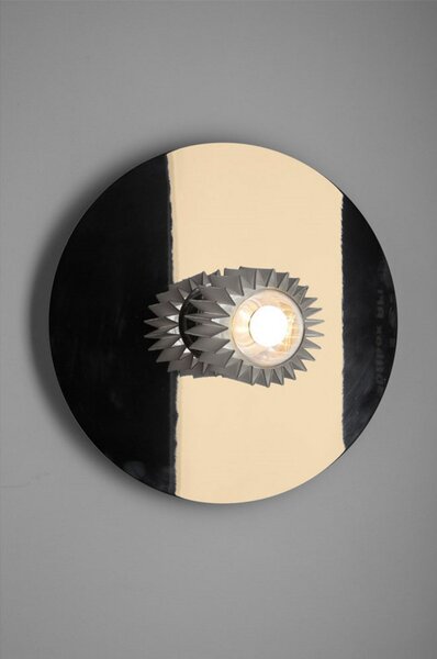 Lampa Ścienna DCW, złoty | mosiężny, salon, metal