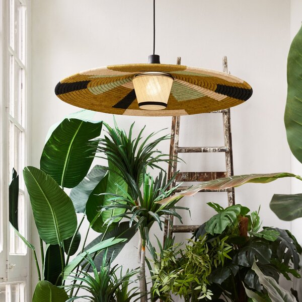 Lampa Wisząca Forestier, Parrot L, ściemnialny, zielony, salon, design