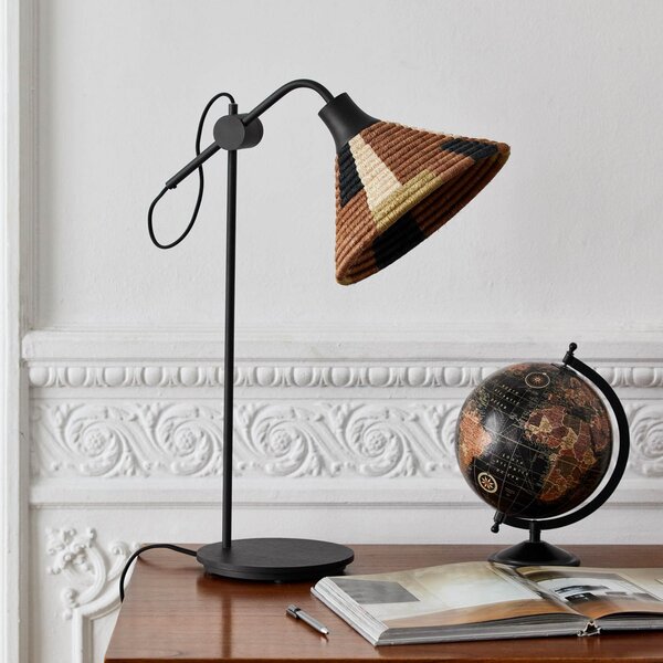 Lampa Stołowa Forestier, Parrot, czarny, salon, metal, design