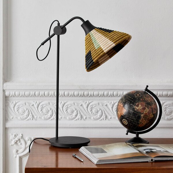Lampa Stołowa Forestier, Parrot, czarny, salon, metal, design