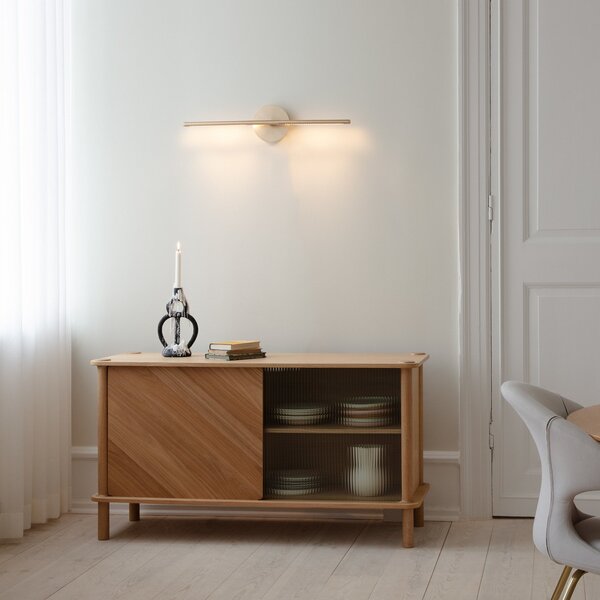 Lampa Ścienna UMAGE, Omni, ściemnialny, złoty | mosiężny, salon, metal, design