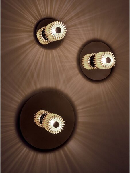 Lampa Ścienna DCW, złoty | mosiężny, salon, metal