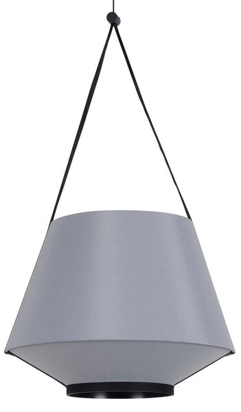 Lampa Wisząca Forestier, Carrie XS, ściemnialny, szary, salon, tkanina | tekstylia, design