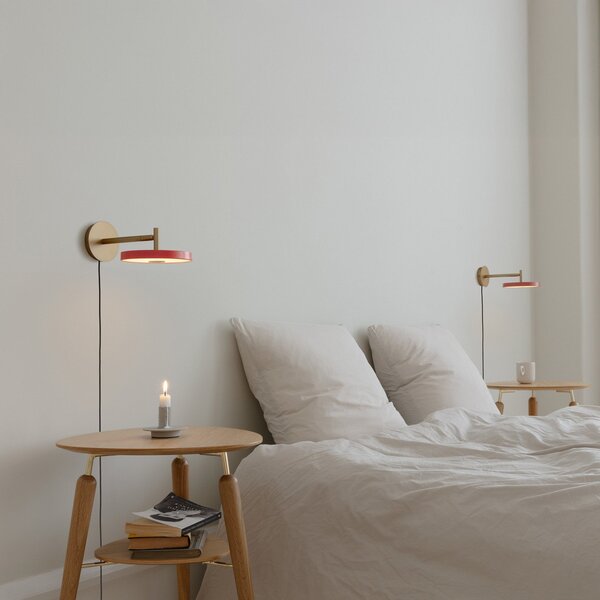 Lampa Ścienna UMAGE, Asteria Short, ściemnialny, złoty | mosiężny, salon, metal, design