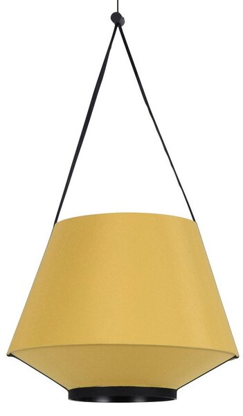 Lampa Wisząca Forestier, Carrie XS, ściemnialny, żółty, salon, tkanina | tekstylia, design