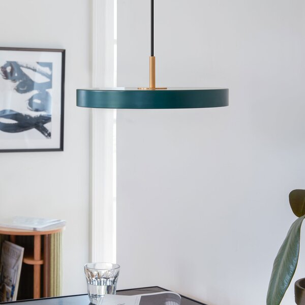 Lampa Wisząca UMAGE, Asteria, ściemnialny, zielony, salon, metal, design
