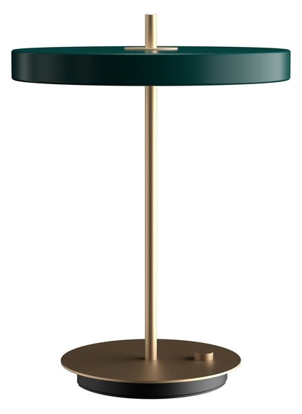 Lampa Stołowa UMAGE, Asteria Table, ściemnialny, zielony, salon, aluminium, design