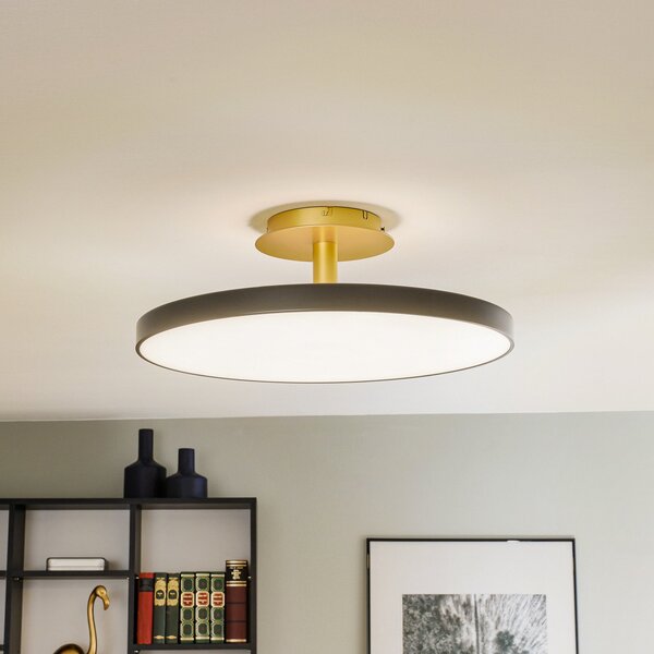 Lampa Sufitowa UMAGE, Asteria Up Large, ściemnialny, czarny, salon, metal, design