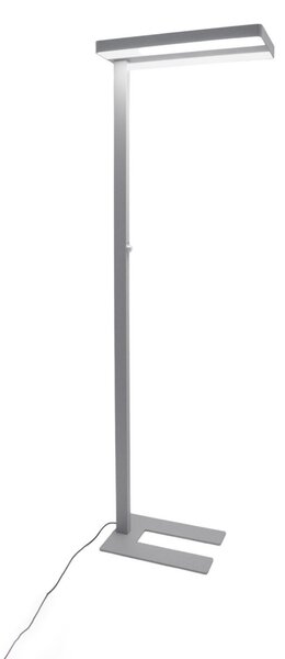 Lampa Podłogowa Arcchio, Logan Neo, ściemnialny, metaliczny, gabinet | pracownia, aluminium, nowoczesny