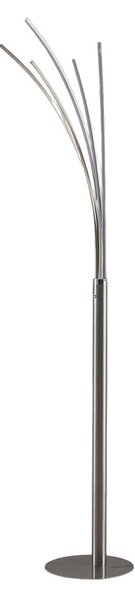 Lampa Podłogowa Lindby, Boba, metaliczny, salon, aluminium, nowoczesny