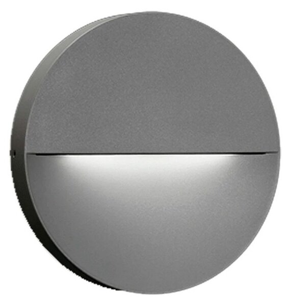 Eclipse LED Zewnętrzna Lampa Ścienna Szara - Ares