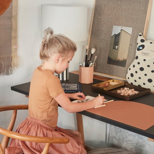 Beżowy worek do siedzenia Grid – OYOY Living Design