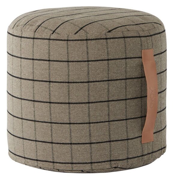 Beżowy worek do siedzenia Grid – OYOY Living Design
