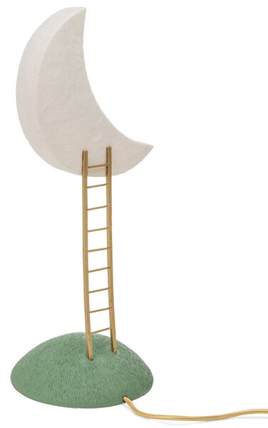 Lampa Stołowa SELETTI, My Secret Place, biały, salon, tworzywo sztuczne, design