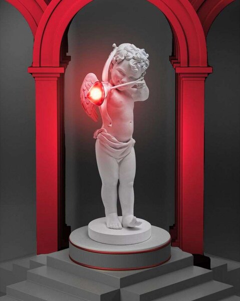 Lampa Stołowa SELETTI, biały, salon, tworzywo sztuczne