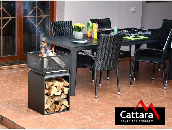 Palenisko ze stali nierdzewnej Cube – Cattara
