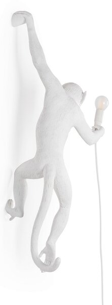 Lampa Stołowa SELETTI, Monkey Lamp, biały, salon, tworzywo sztuczne, design