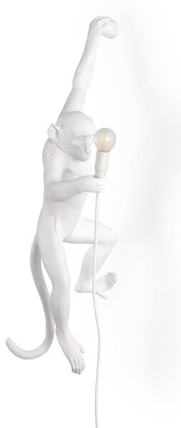 Lampa Stołowa SELETTI, Monkey Lamp, biały, salon, tworzywo sztuczne, design