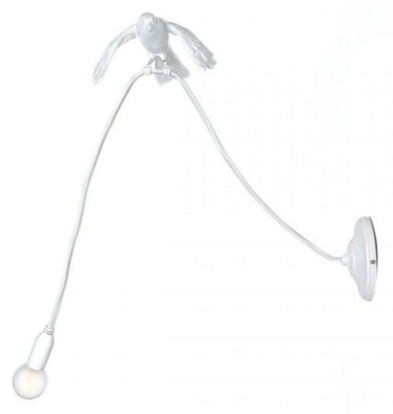 Lampa Ścienna SELETTI, biały, salon, tworzywo sztuczne