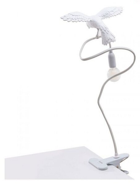 Lampa Stołowa SELETTI, biały, salon, tworzywo sztuczne