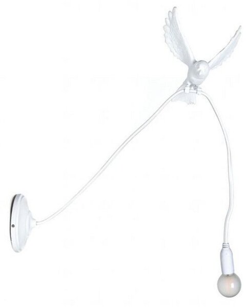 Lampa Ścienna SELETTI, biały, salon, tworzywo sztuczne