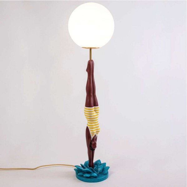 Lampa Stołowa SELETTI, żółty, salon, metal