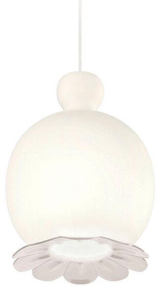 Lampa Wisząca kdln, Opyo, ściemnialny, biały, salon, szkło, design