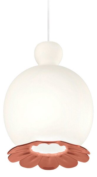 Lampa Wisząca kdln, Opyo, ściemnialny, biały, salon, szkło, design