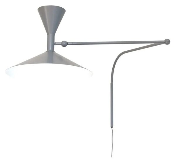 Lampa Ścienna Nemo Lighting, szary, salon, vintage
