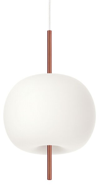 Lampa Wisząca kdln, KUSHI 16, ściemnialny, biały, salon, szkło, design