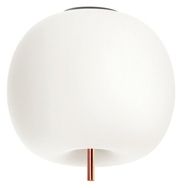 Lampa Sufitowa kdln, KUSHI 16, ściemnialny, biały, salon, szkło, design