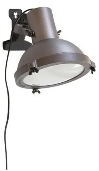 Spot Nemo Lighting, brąz rdzawy, kuchnia, aluminium, industrialny