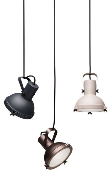 Lampa Wisząca Nemo Lighting, brąz rdzawy, kuchnia, aluminium, industrialny