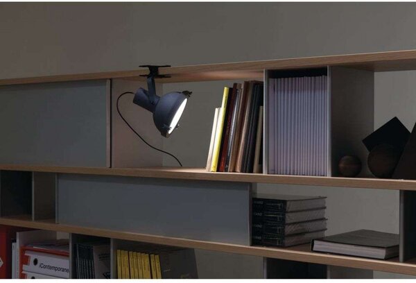 Spot Nemo Lighting, brąz rdzawy, kuchnia, aluminium, industrialny